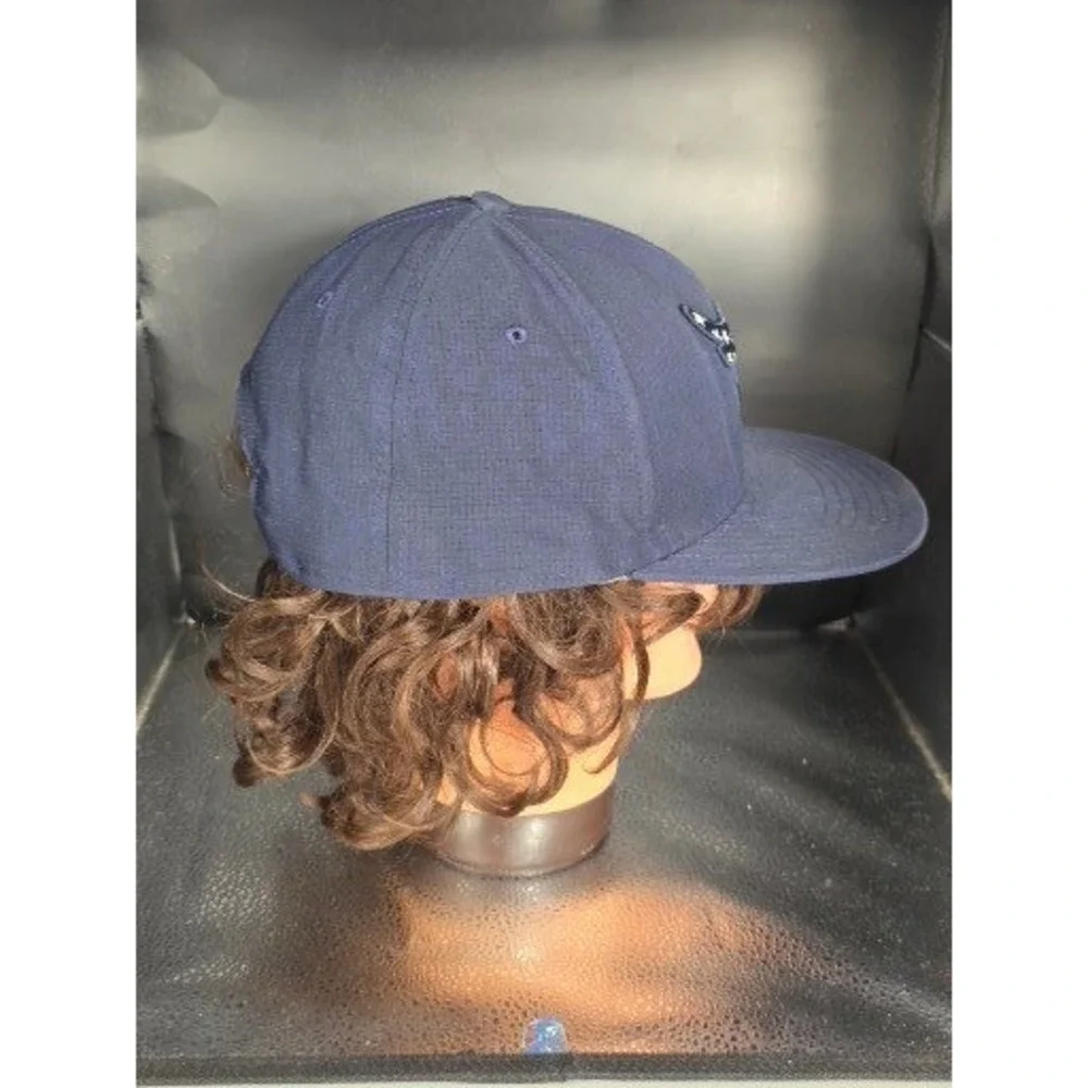 Under Armour Project Rock USA Flag Brahma Bull Hat Navy Blue Freedom Snapback